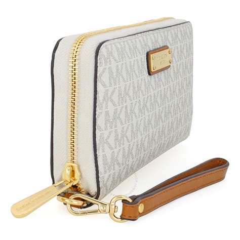 michael kors metallic jet set wallet|Michael Kors vanilla jet set.